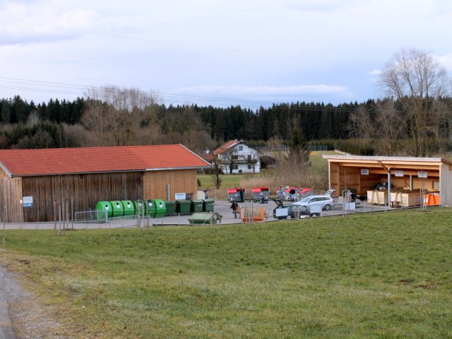 Wertstoffhof Weiher (Foto: Katja Linneweber)