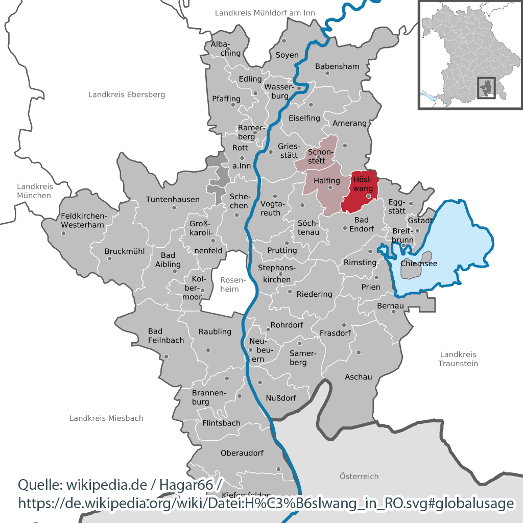 Grossansicht in neuem Fenster: Landkreiskarte aus WIKIPEDIA